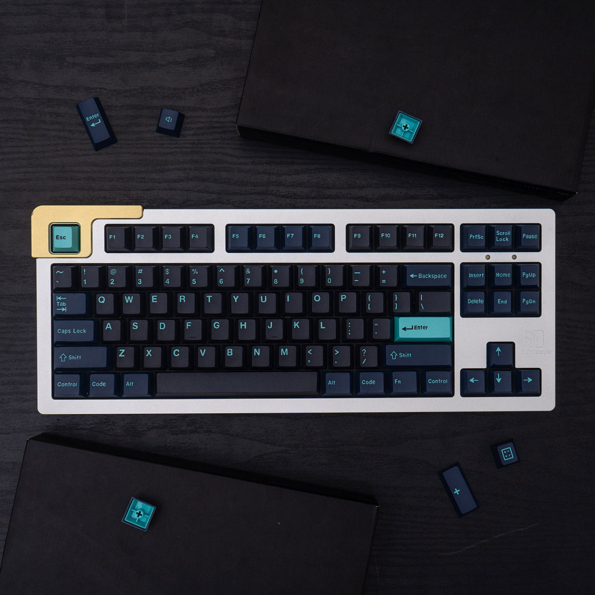 GMK Hammerhead Dark Keycap Set, Cherry Profile, Double Shot ABS Key Cap