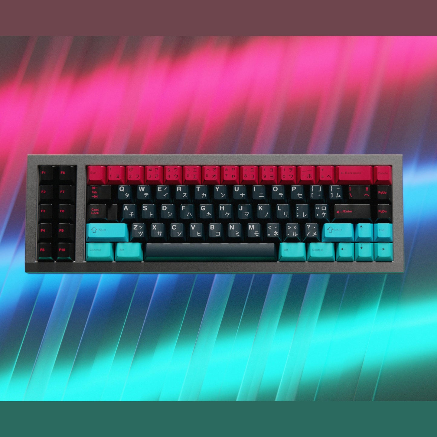 GMK Neon Nights Keycap Set, Cherry Profile, Dye Sub PBT Key Cap
