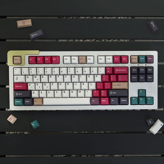 Retro Mixed Lights R2 Keycap Set, Cherry Profile, PBT Dye Sub Key Cap