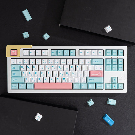 Unicorn Keycap Set, Cherry Profile, Dye Sub PBT Key Cap