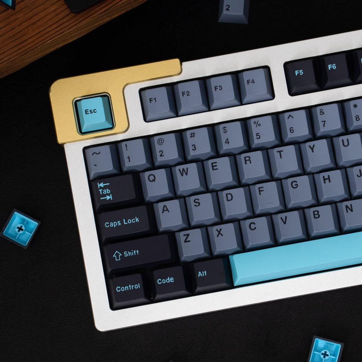 GMK Monster Styled Keycaps popular Double Shot Cherry Profile 171 Keycaps Blue Keycap Set