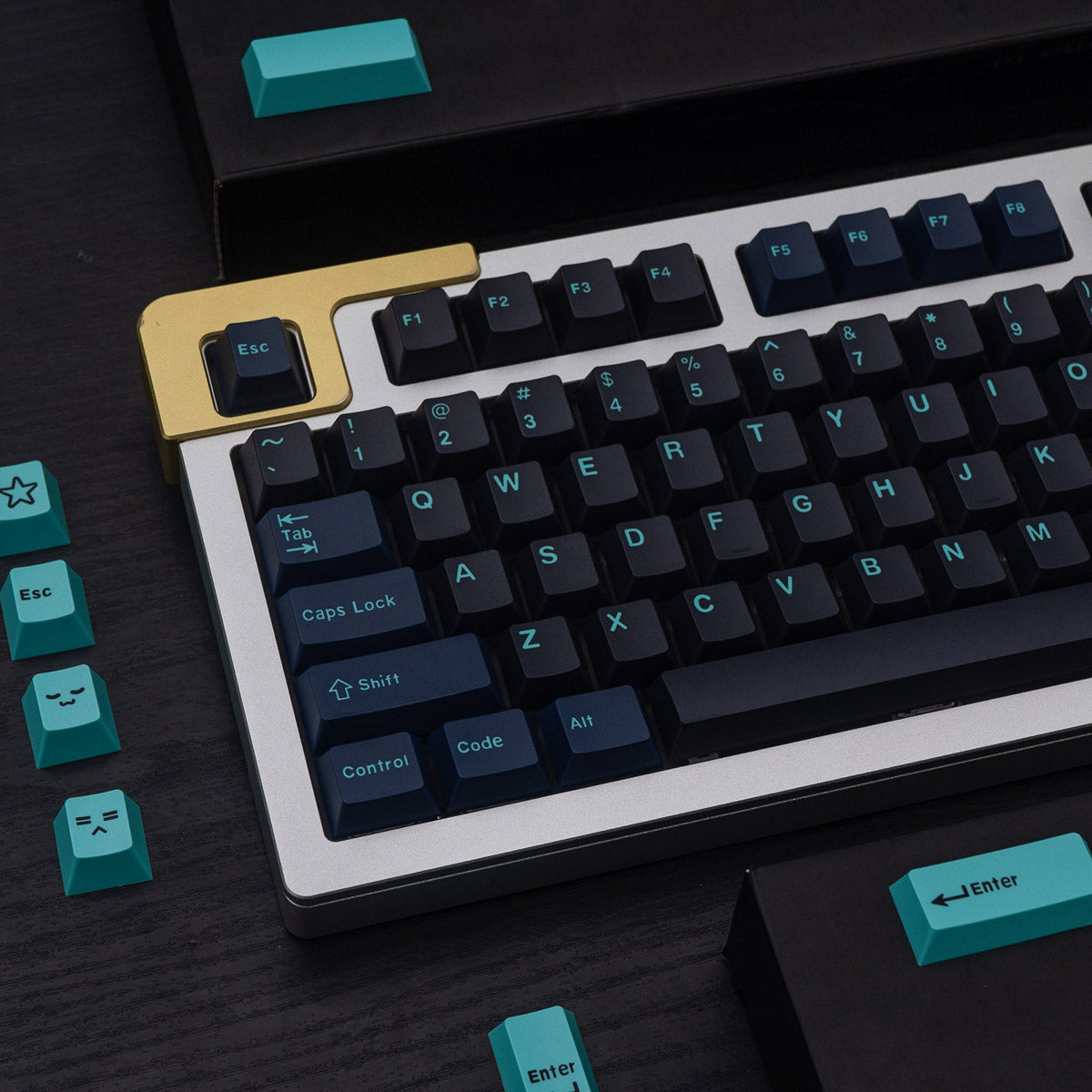 GMK Hammerhead Dark Keycap Set, Cherry Profile, Double Shot ABS Key Cap