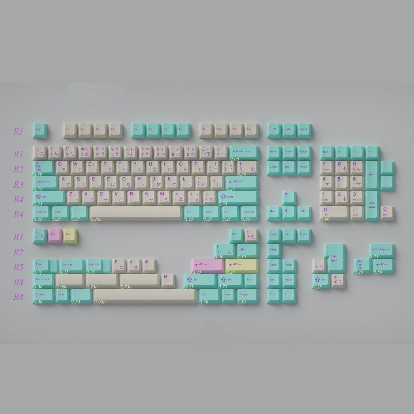 GMK CYL Analog Dreams 2 Keycap Set, Cherry Profile, Dye Sub PBT Key Cap