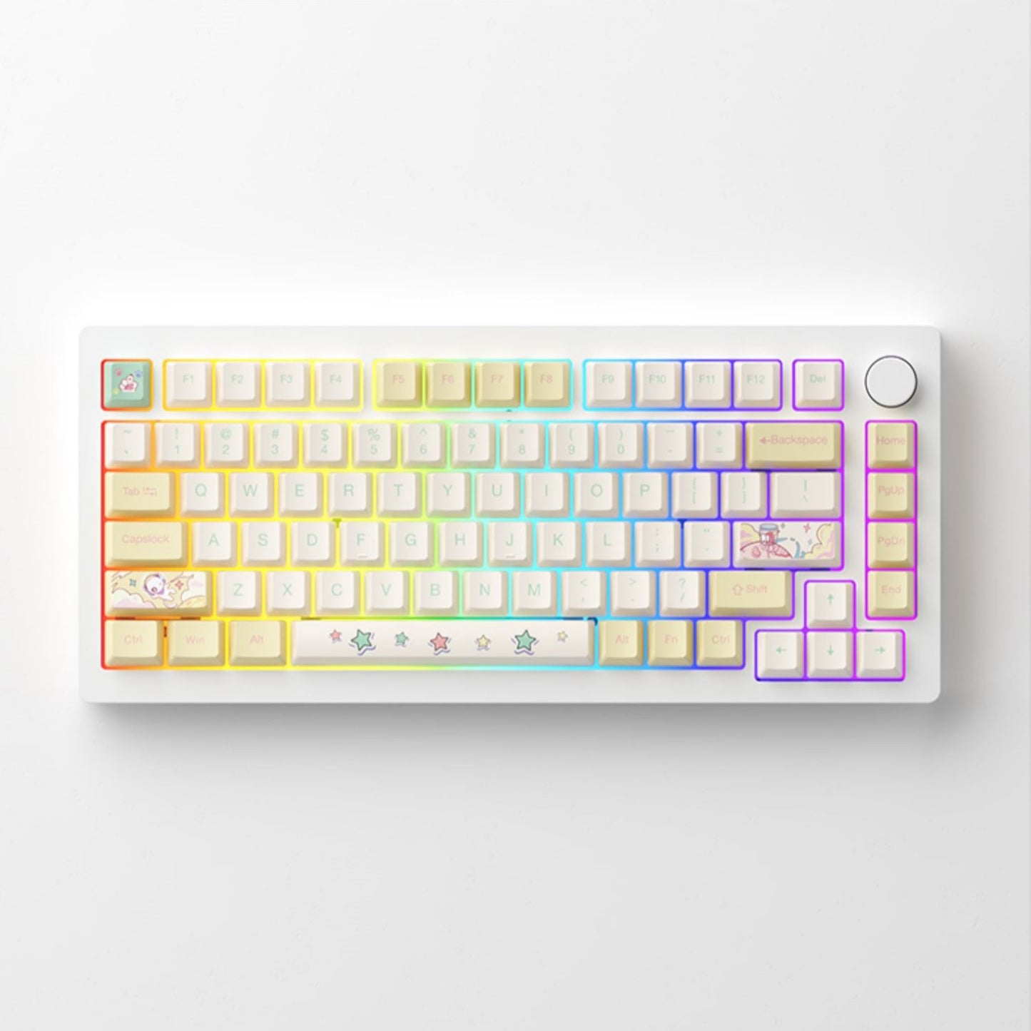 Monsgeek M1 Color Keycap Set (82 keys), Cherry Profile, Dye Sub PBT Key Cap