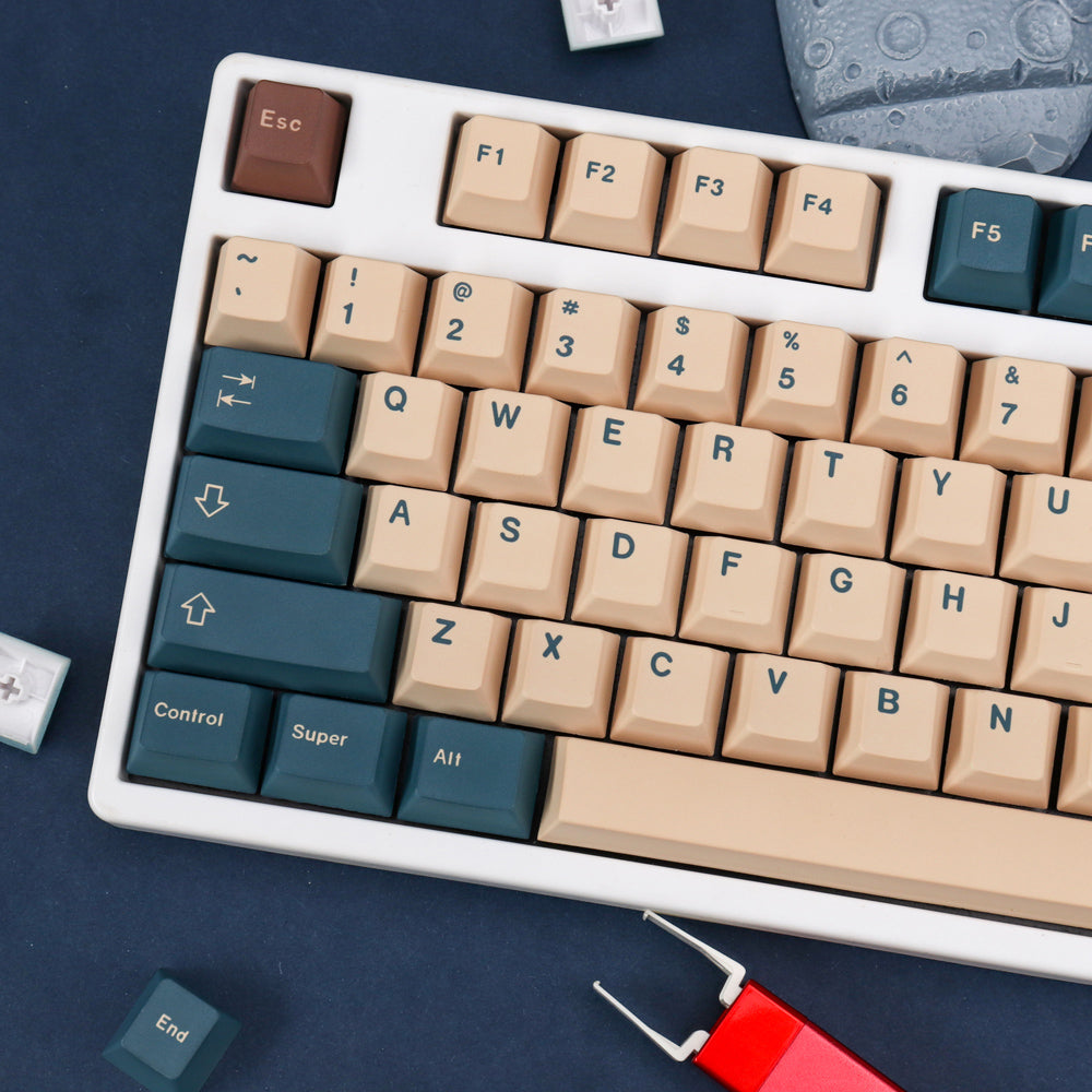 GMK Earth Tones Keycap Set, Cherry Profile, PBT Dye Sub Key Cap