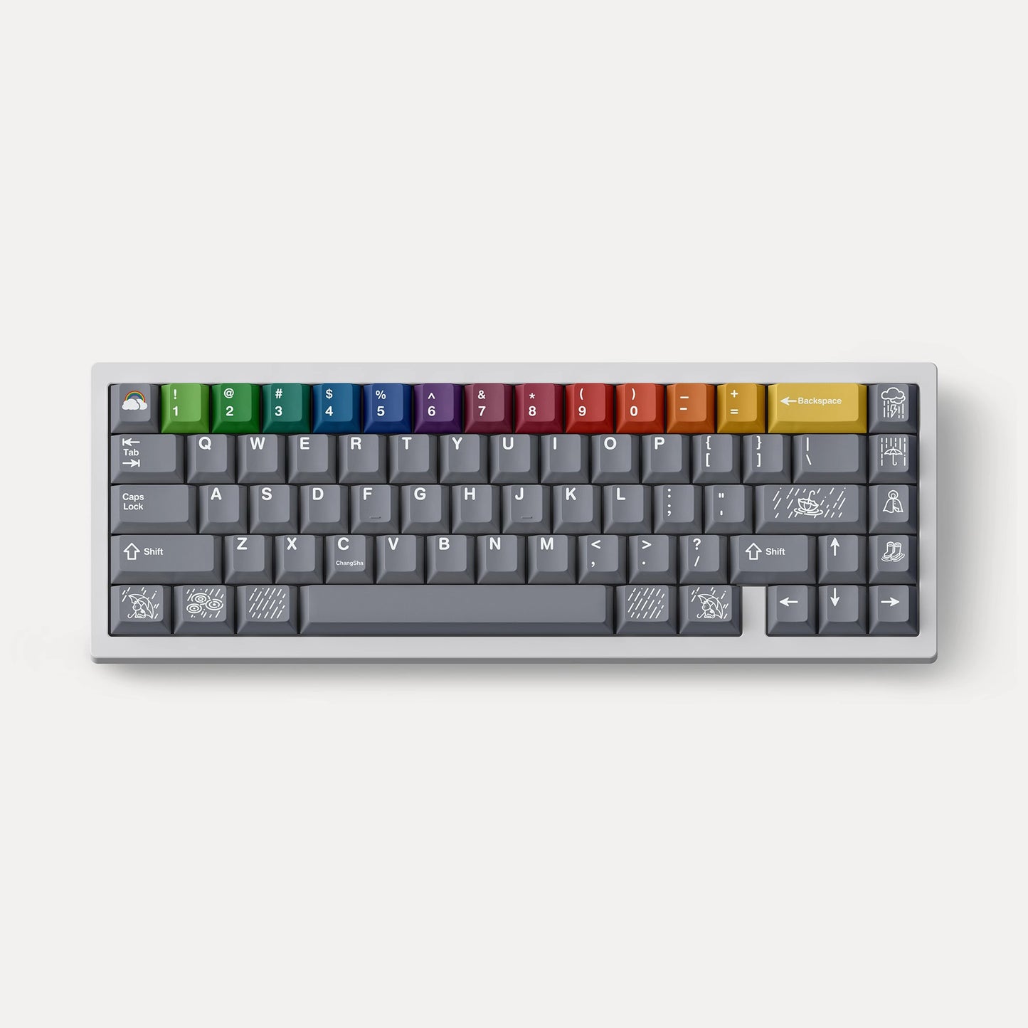 FBB After the Rain Keycap Set, Cherry Profile, Dye Sub PBT Key Cap