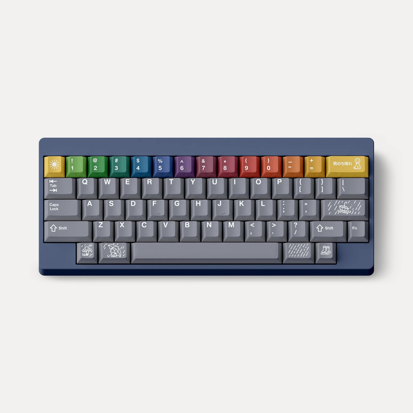 FBB After the Rain Keycap Set, Cherry Profile, Dye Sub PBT Key Cap