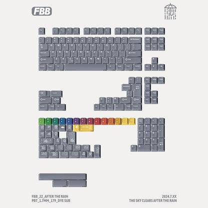 FBB After the Rain Keycap Set, Cherry Profile, Dye Sub PBT Key Cap