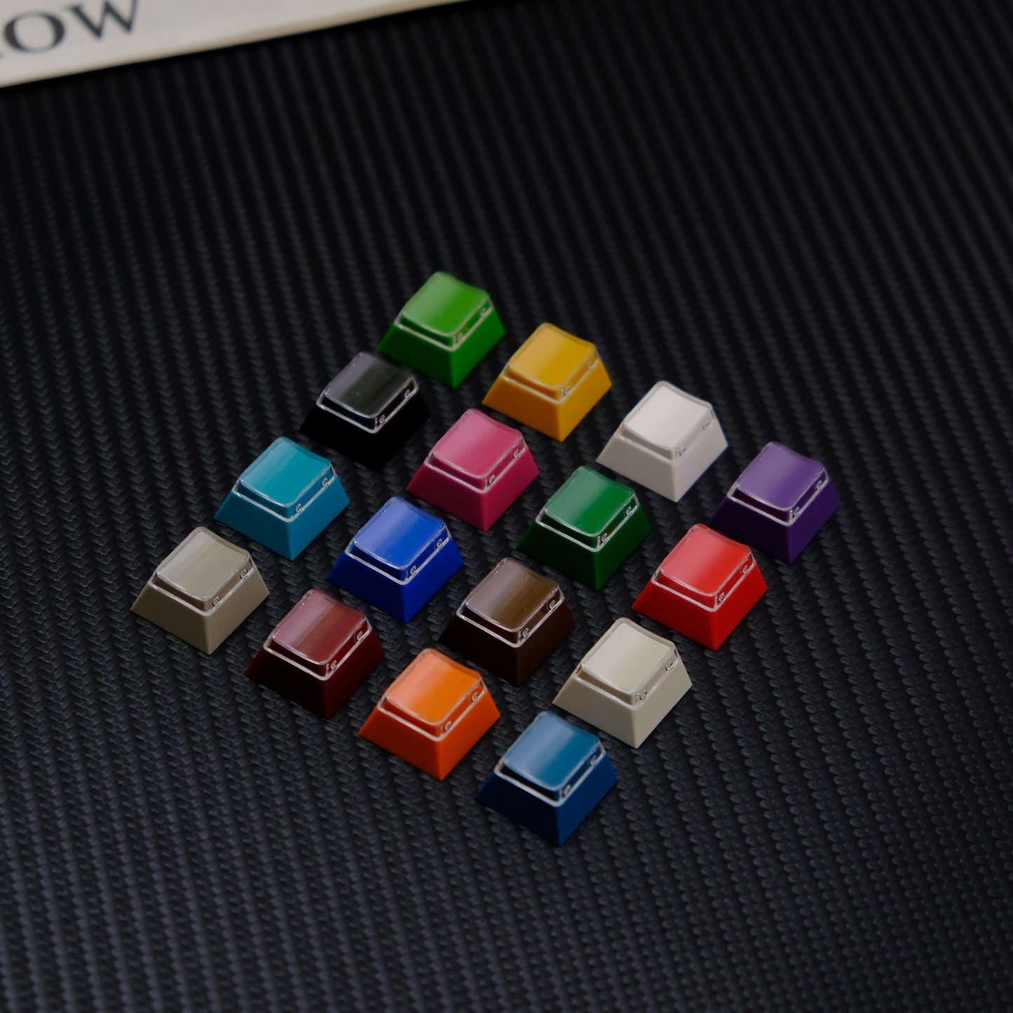 Aifei Neon Keycap Set, Cherry Profile, Double Shot ABS Key Cap