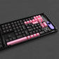 AKKO Black Pink Keycap Set, Cherry Profile, Double Shot PBT Key Cap