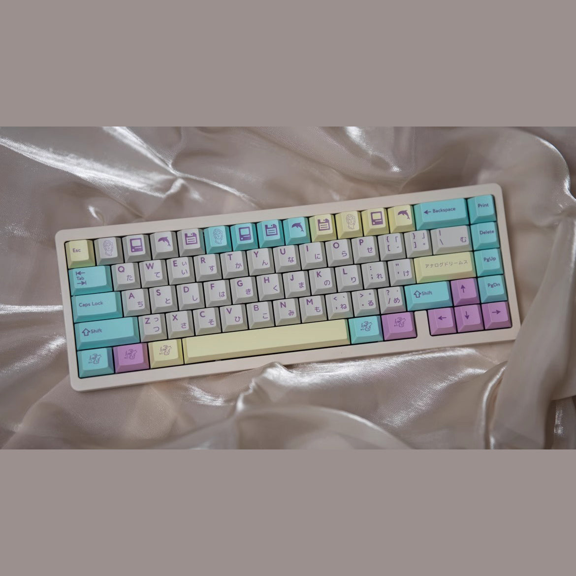 GMK CYL Analog Dreams 2 Keycap Set, Cherry Profile, Dye Sub PBT Key Cap