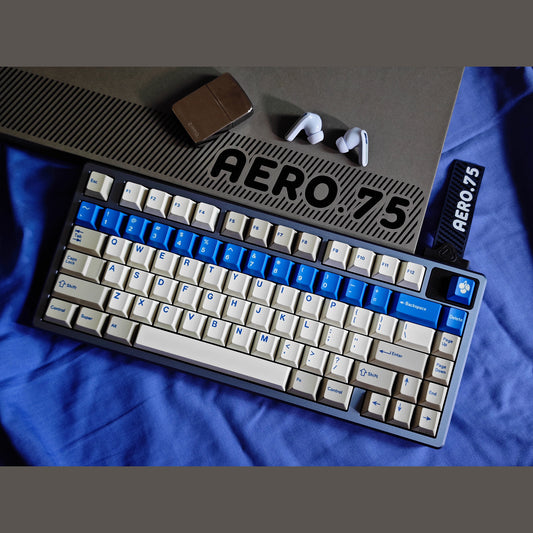 GMK Blue Alert Keycap Set, Cherry Profile, Dye Sub PBT Key Cap