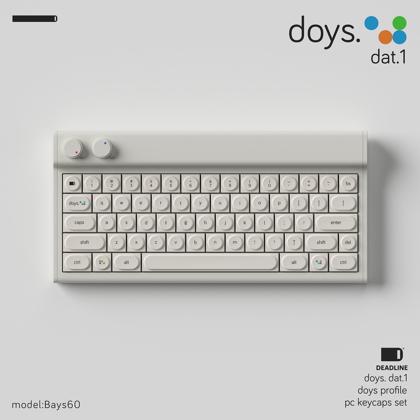 Deadline doys.dat.1 Keycap Set, Doys Profile, PC Key Cap