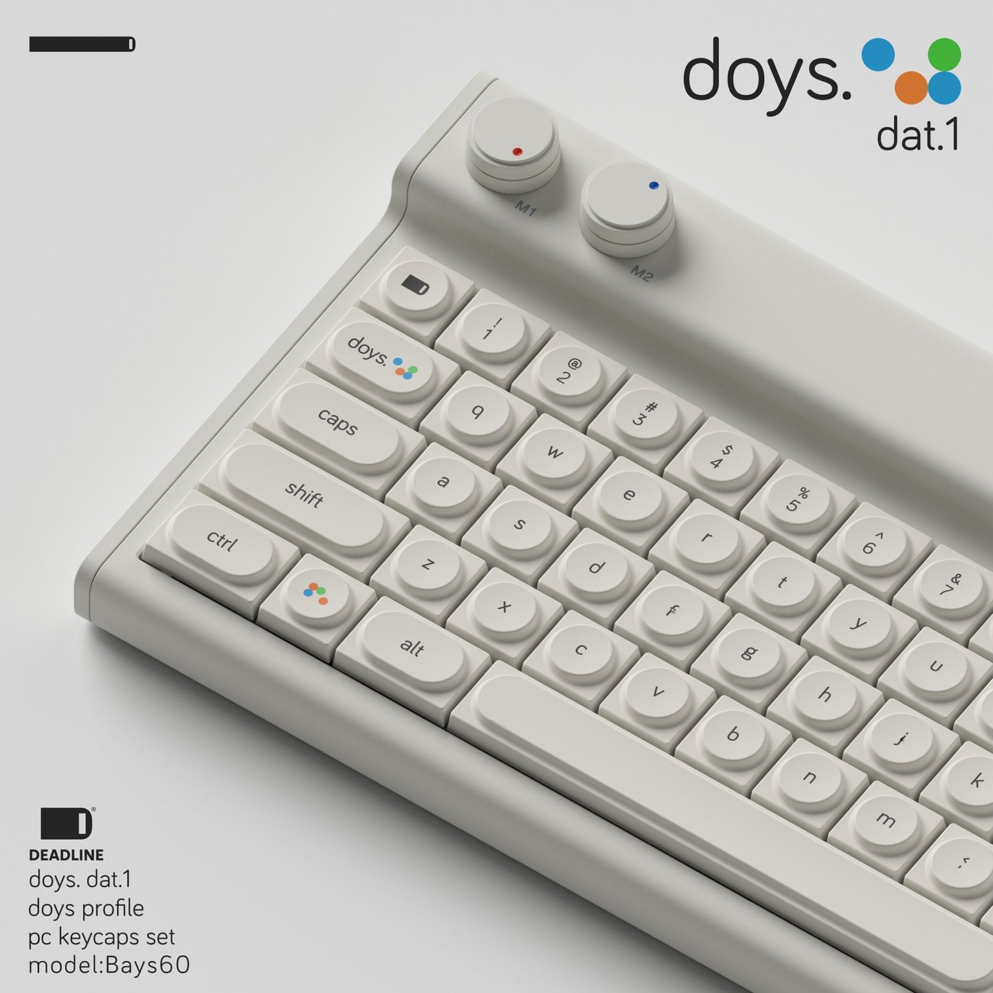 Deadline doys.dat.1 Keycap Set, Doys Profile, PC Key Cap