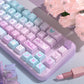 Dream Butterfly (Purple) Cute Keycap Set, MDA/Cherry Profile, PBT Dye Sub Key Cap