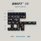 Drift Keycap Set, Cherry Profile, Dye Sub PBT Key Cap by JKDK Studio