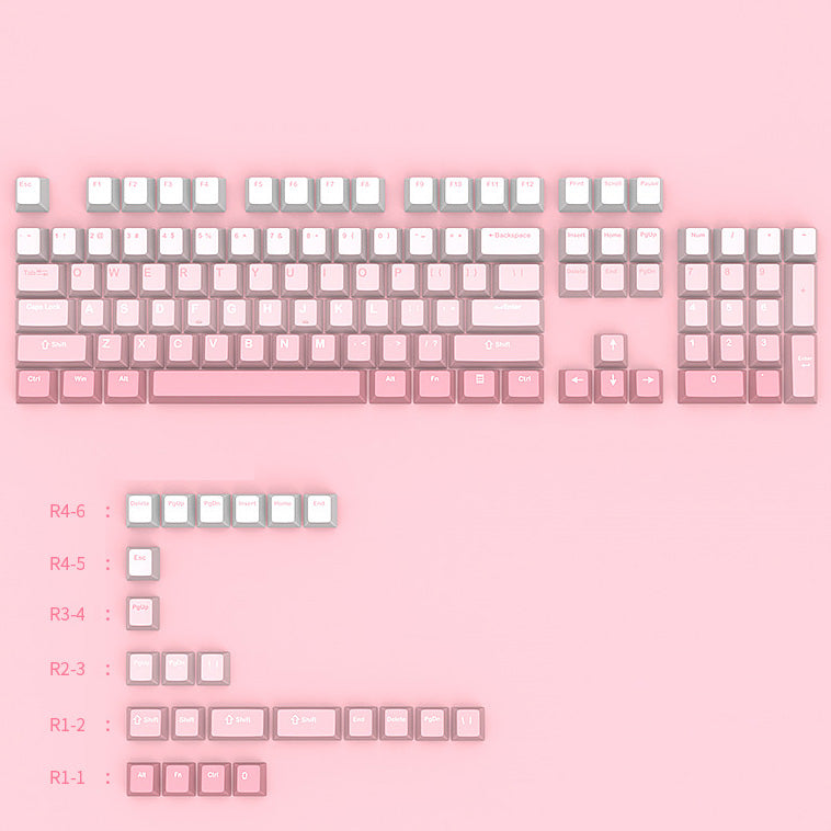 Gradient Keycap Set, Cherry Profile, Dye Sub PBT Key Cap