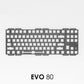 EVOWORKS EVO80 ANSI/ISO Keyboard Switch Plate