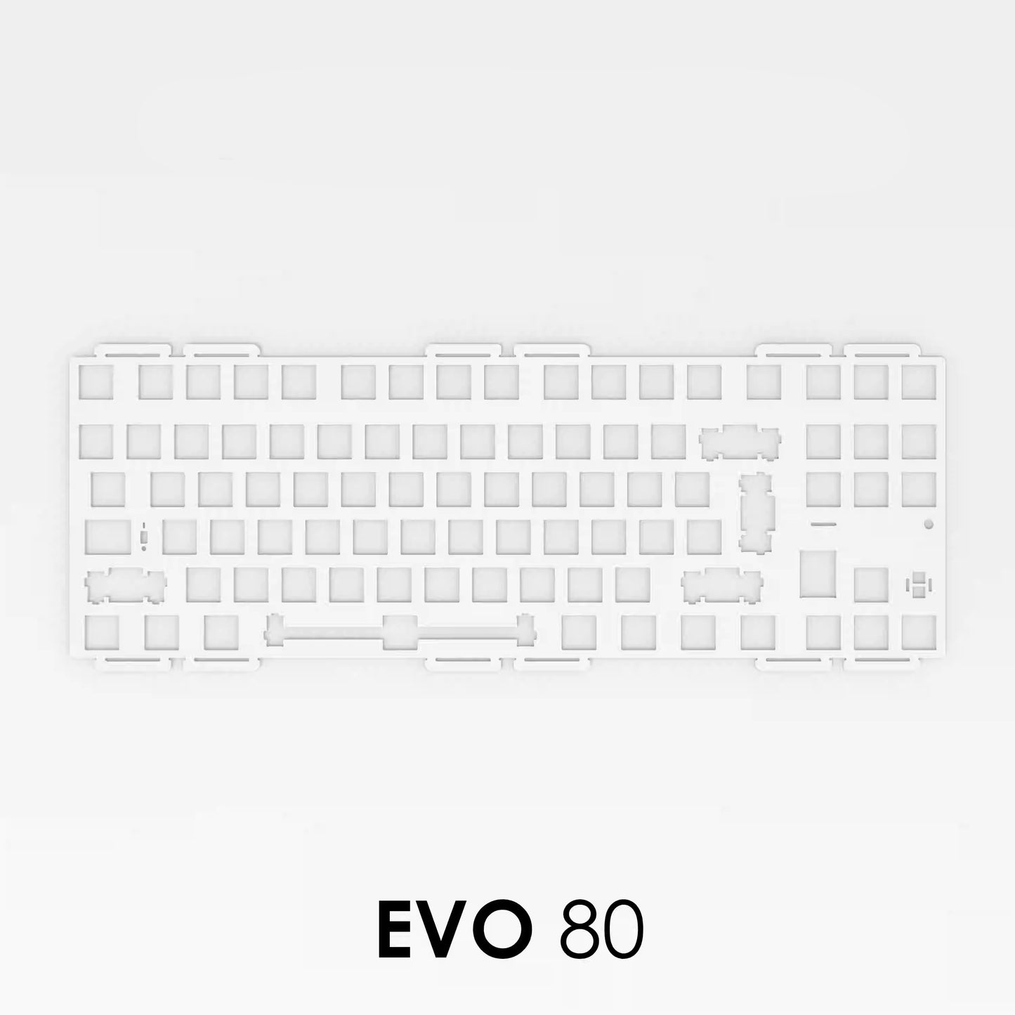 EVOWORKS EVO80 ANSI/ISO Keyboard Switch Plate