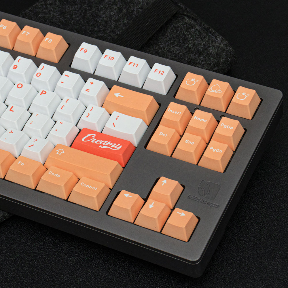 GMK Peaches Cream Keycap Set, Cherry Profile, Dye Sub PBT – Nouvolo