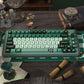 Slytherin (Green) Cute Keycap Set, MDA/Cherry Profile, PBT Dye Sub Key Cap