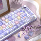 Flower Girl (Purple) Cute Keycap Set, MDA/Cherry Profile, PBT Dye Sub Key Cap