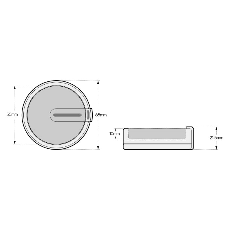 G-dot Anodized CNC Aluminum Screw Tray