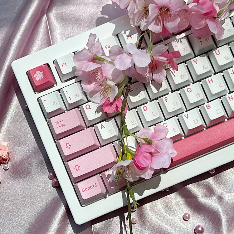 GMK CYL Hazakura Keycap Set, Cherry Profile, Dye Sub PBT Key Cap