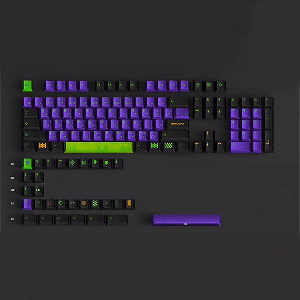 GMK Mecha 01 Keycap Set, Cherry Profile, PBT Dye Sub Key Cap – Nouvolo