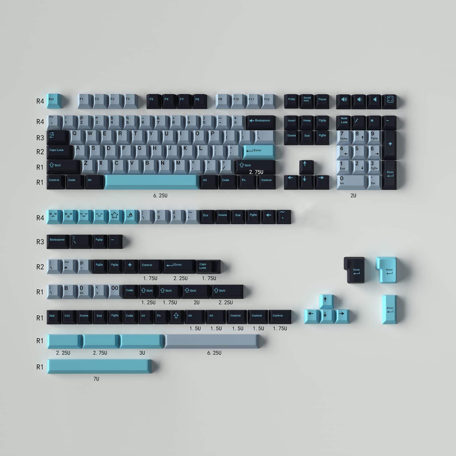 GMK Hammerhead Light Keycap Set, Cherry Profile, Double Shot ABS – Nouvolo