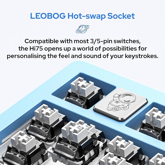 Leobog Hi75 Aluminum Mechanical Keyboard Barebone