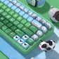 Mountain Green (Green) Cute Keycap Set, MDA/Cherry Profile, PBT Dye Sub Key Cap