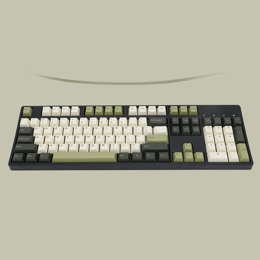 GMK Olive Keycap Set, Cherry Profile, Double Shot ABS Key Cap