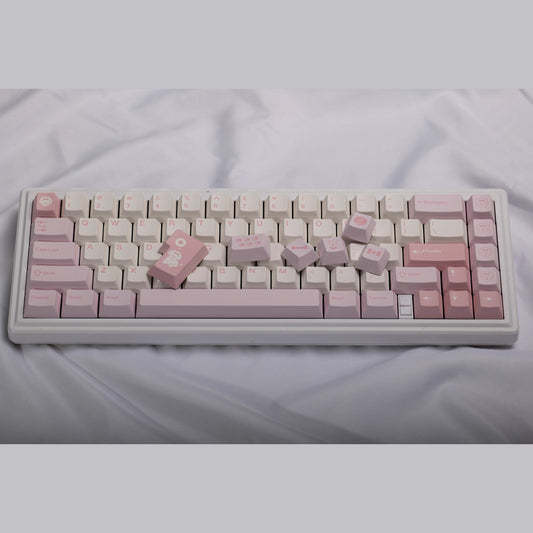 Pink Poodle Keycap Set, Cherry Profile, Dye Sub PBT Key Cap