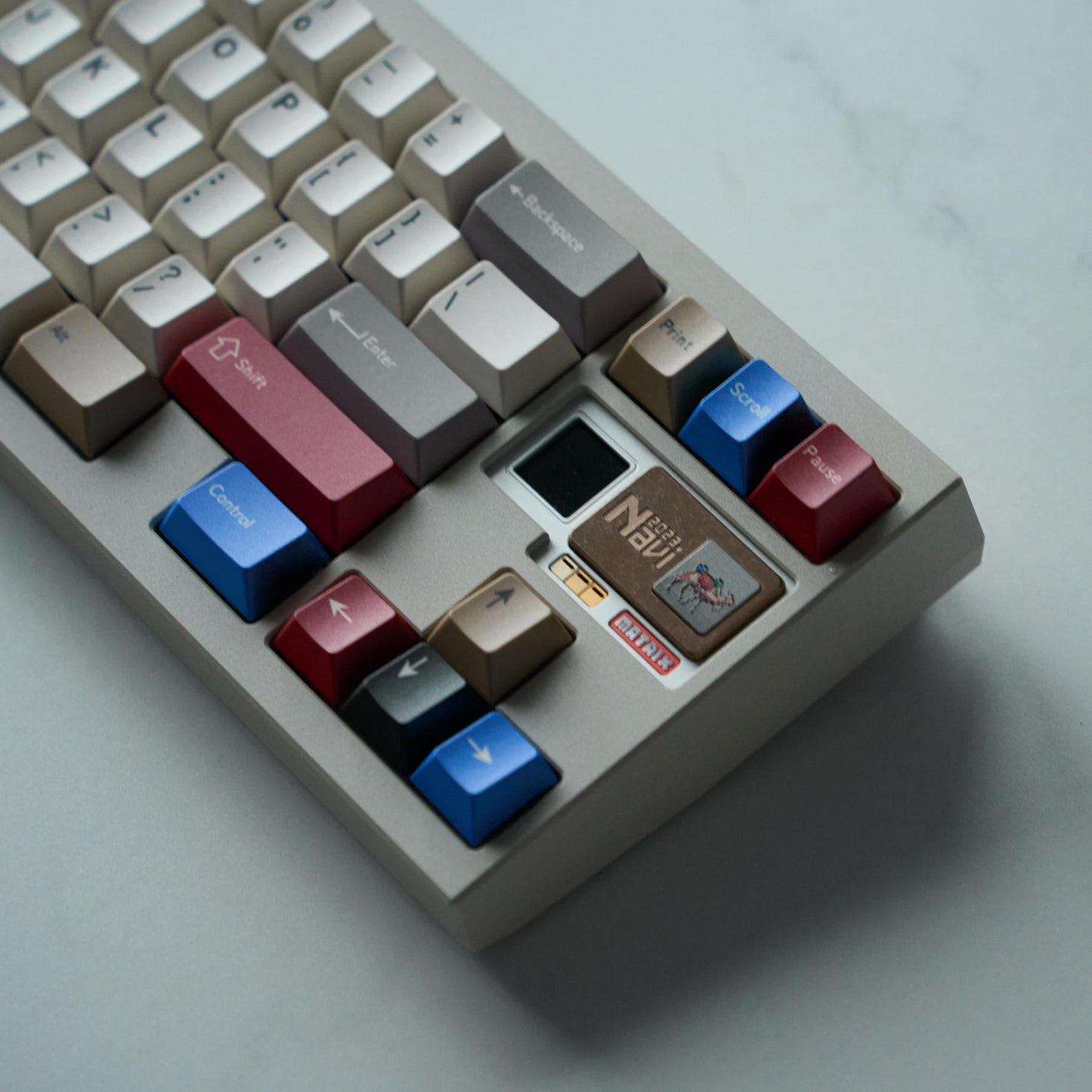 Retro 100 Keycap Set, Cherry Profile, Dye Sub PBT Key Cap