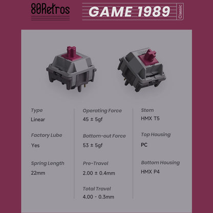 80Retros Game 1989 Switch