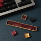 Samurai Red Keycap Set, Cherry Profile, Double Shot ABS Key Cap