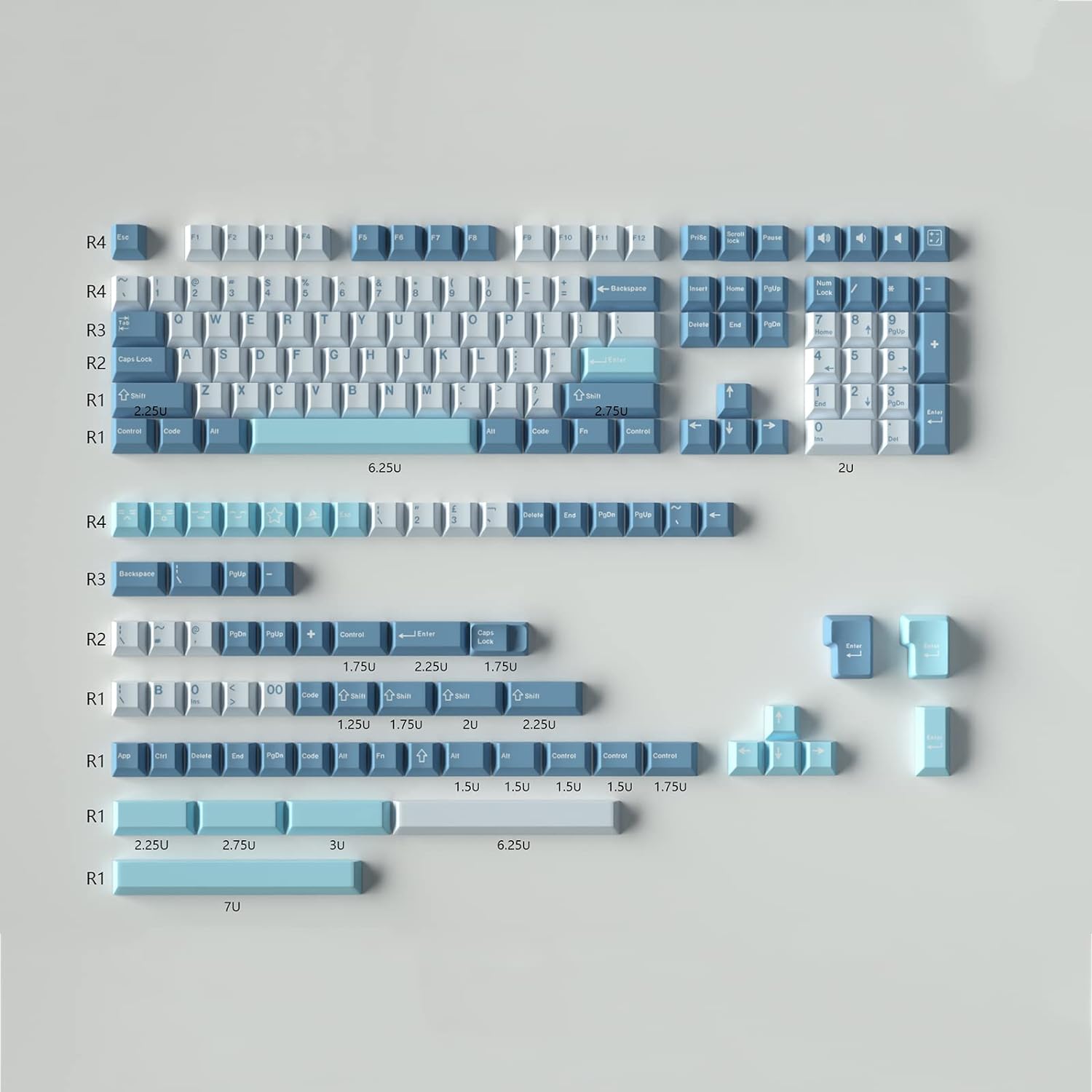 GMK Shoko Keycap Set, Cherry Profile, Double Shot PBT Key Cap