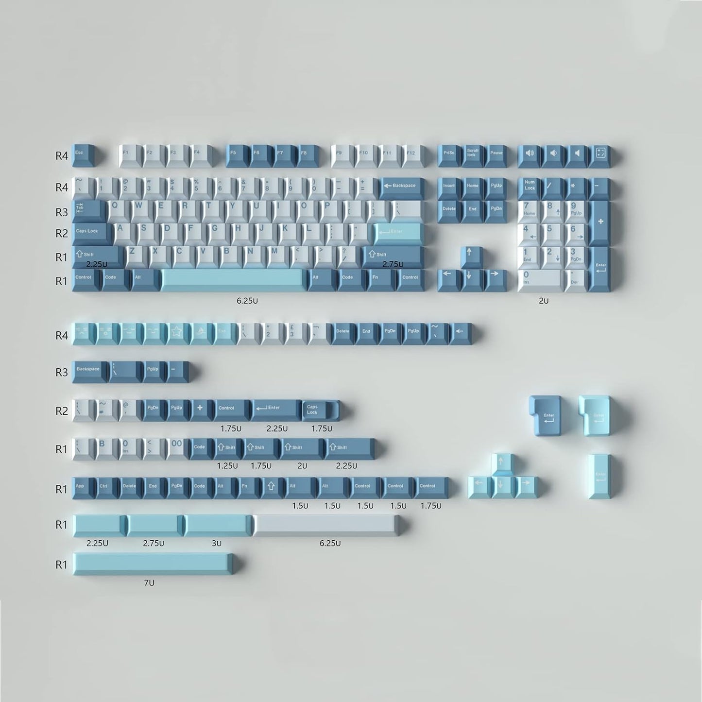 GMK Shoko Keycap Set, Cherry Profile, Double Shot PBT Key Cap