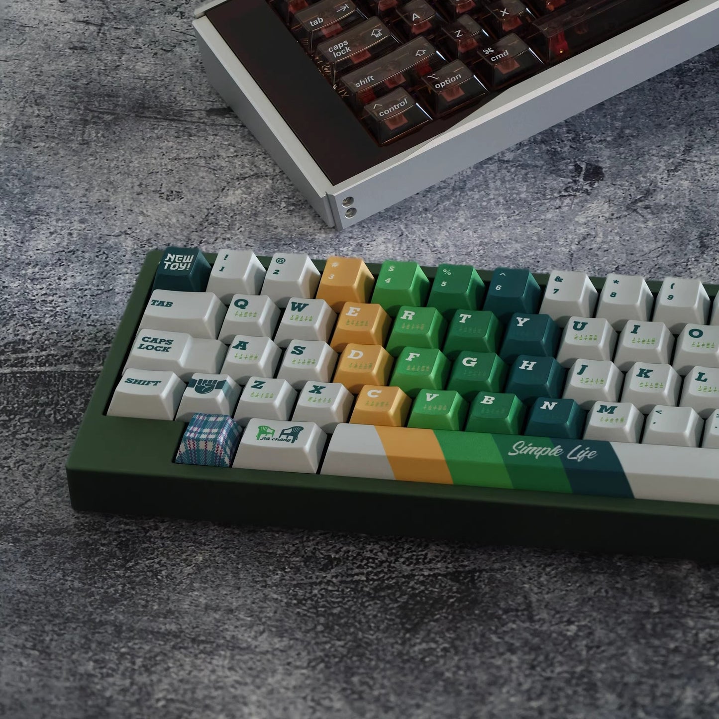 Retro 1997 Keycap Set, Cherry/KCA Profile, PBT Dye Sub