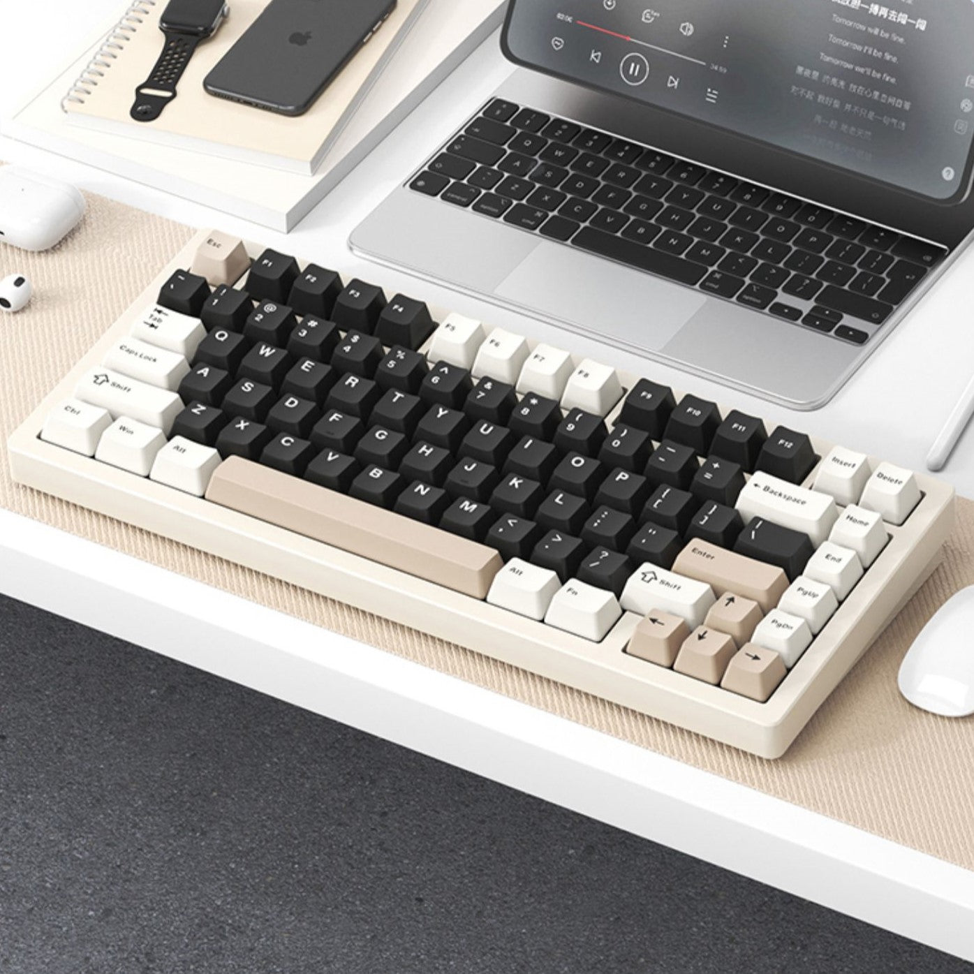 Xinmeng A75 QMK Aluminum Mechanical Keyboard