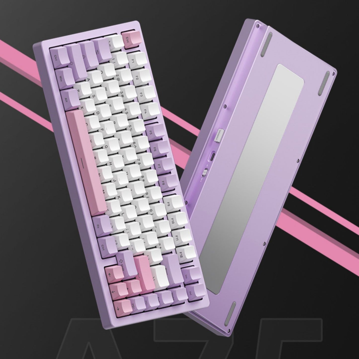 Xinmeng A75 QMK Aluminum Mechanical Keyboard